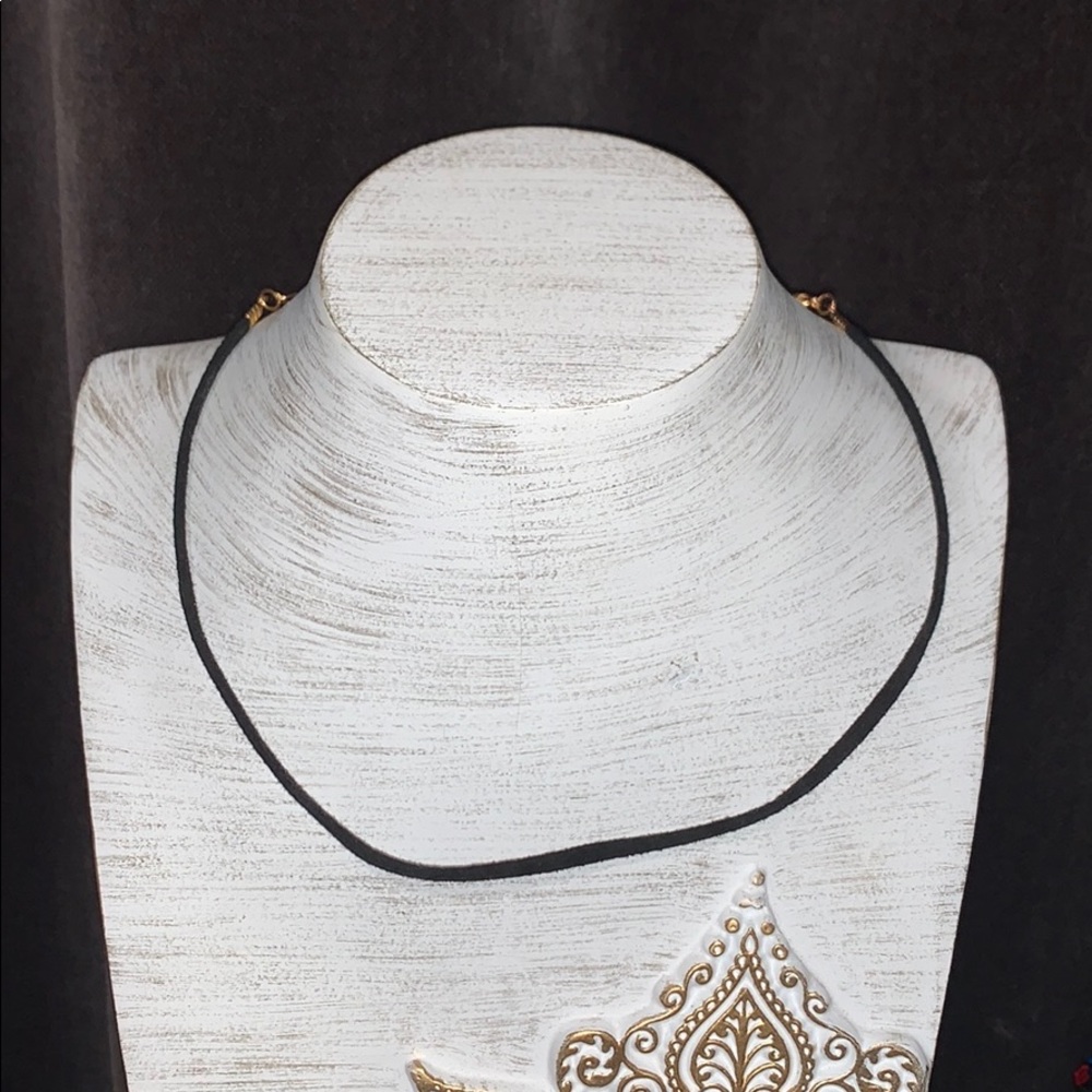 Leather Black Chocker